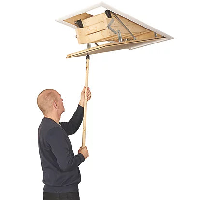 Heavy Duty Timber Loft Ladder Kit For Warehouses - 2.8m