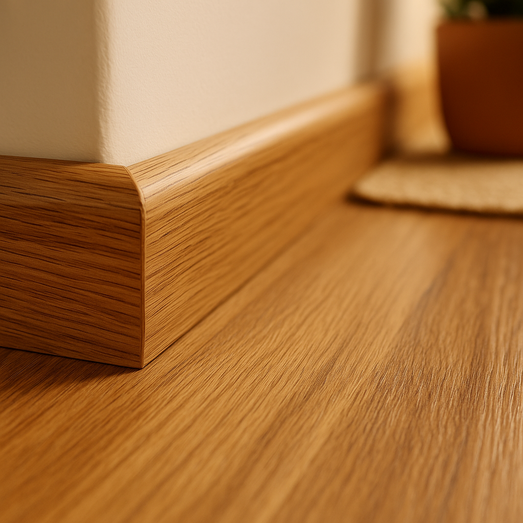 Toffee Oak Scotia Beading, 2400mm Length - detail view