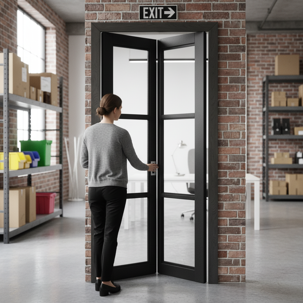 Premium Internal Fully Finished Industrial 3 Light Clear Glass Bi-Fold Door for Maximized Natural Light and Space Efficiency