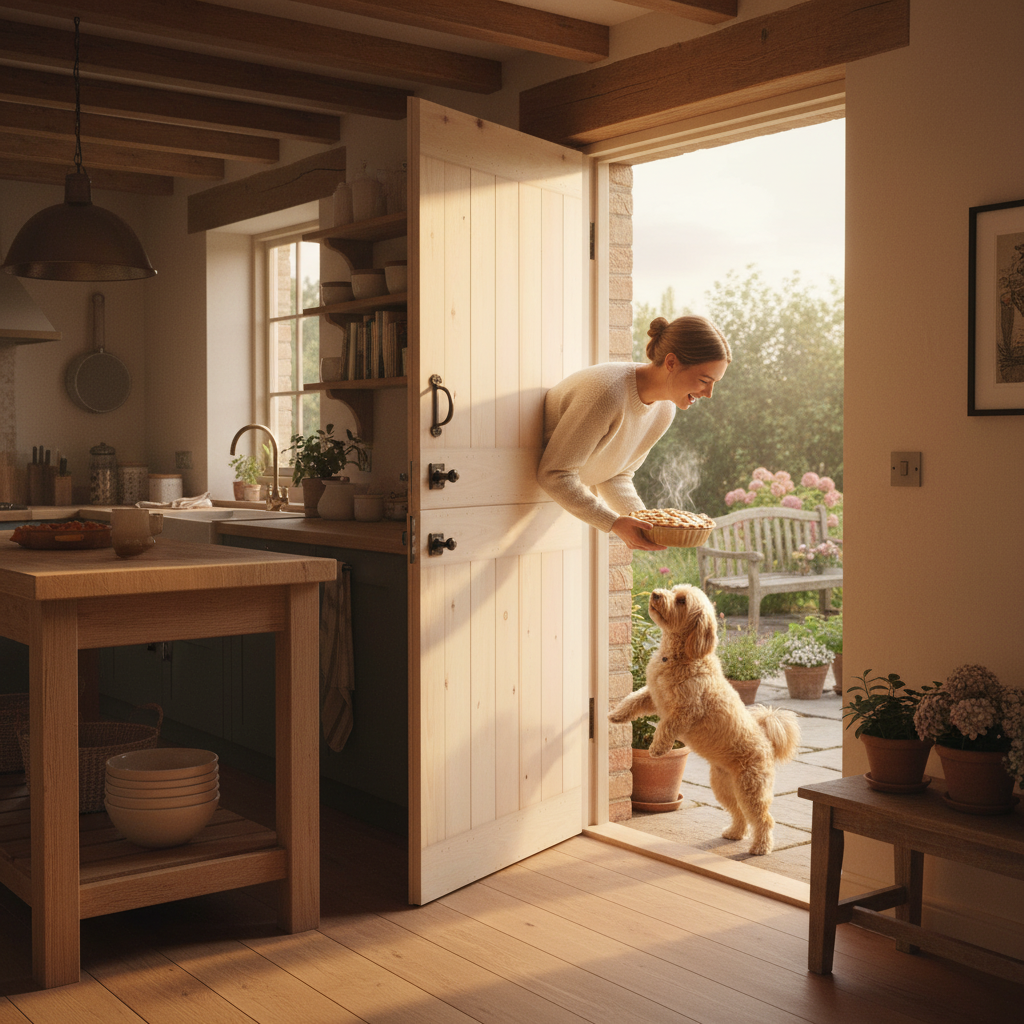 Premium Made-to-Measure Solid Pine Internal Stable Door - Unfinished with Custom Sizing Options