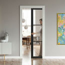 Internal Fully Finished Industrial Pocket Door Set