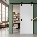 Internal White Primed 3 Panel Sliding Door Set