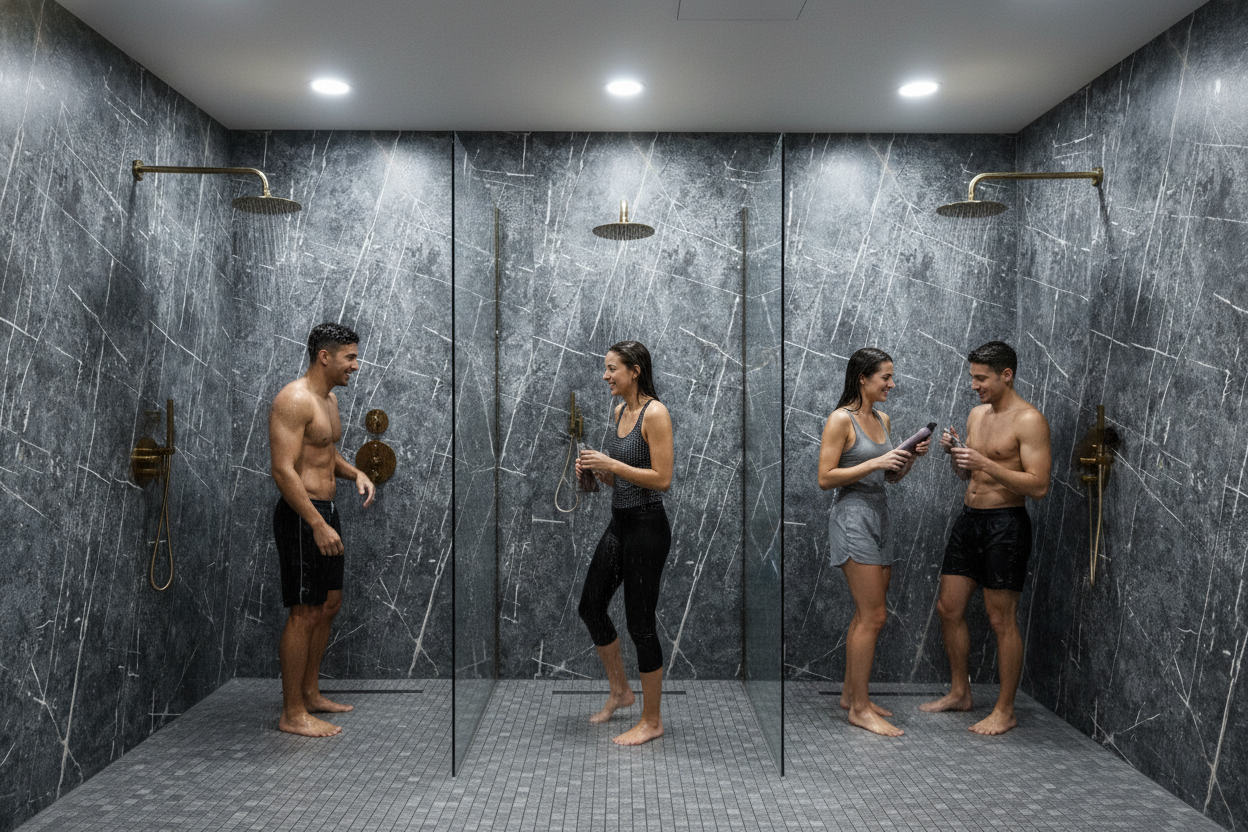 Waterproof Wall Panelling 2420 x 1200mm in Elegant Blue