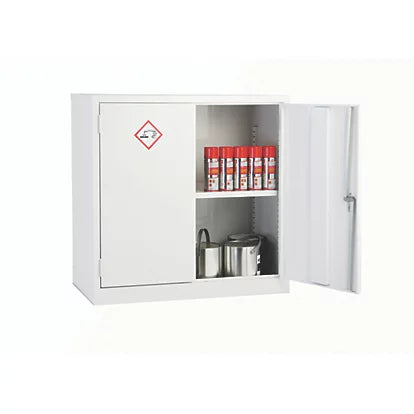 High Performance White 1-Shelf Acid Cabinet For Flammable Liquids & Paints