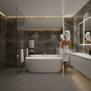 PVC Gloss Waterproof Wall Panelling