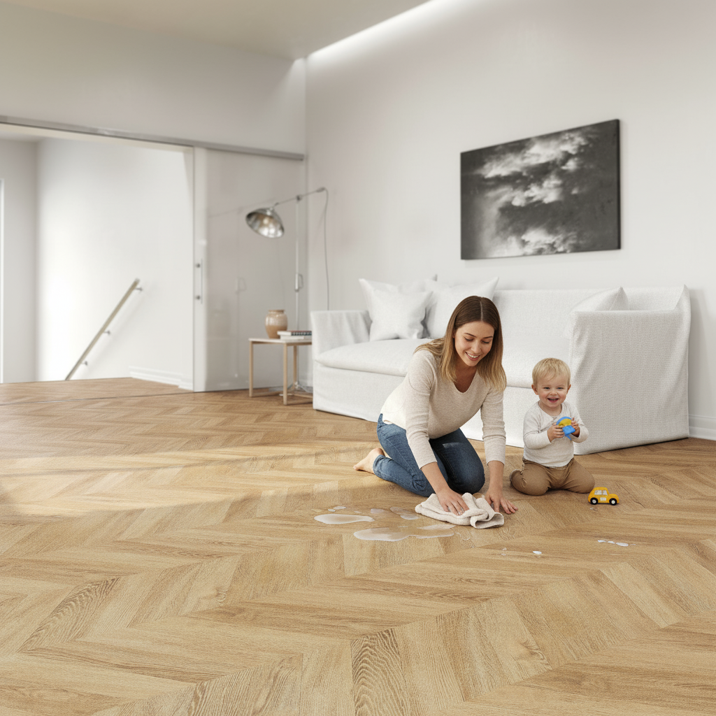 Water-Resistant 8mm Laminate Flooring with Ultra Matt Finish
