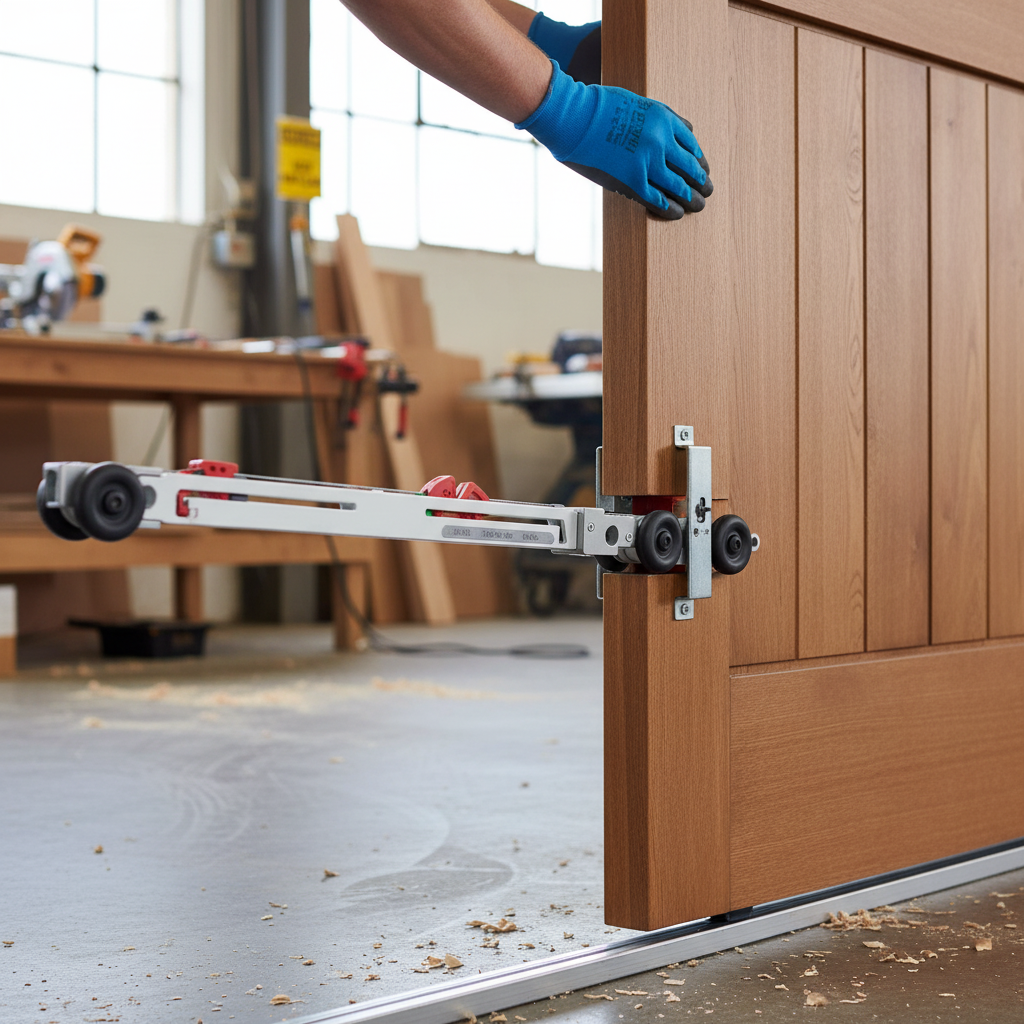 Premium Easy-Stop Soft Closing Kit for Pocket Doors - Silent Glide Mechanism with Adjustable Features