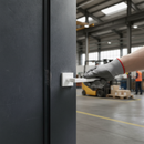 Slim Lever Door Handle Set - Matt White Finish