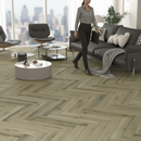 Herringbone 5mm Anti-Microbial Rigid Core Vinyl Flooring