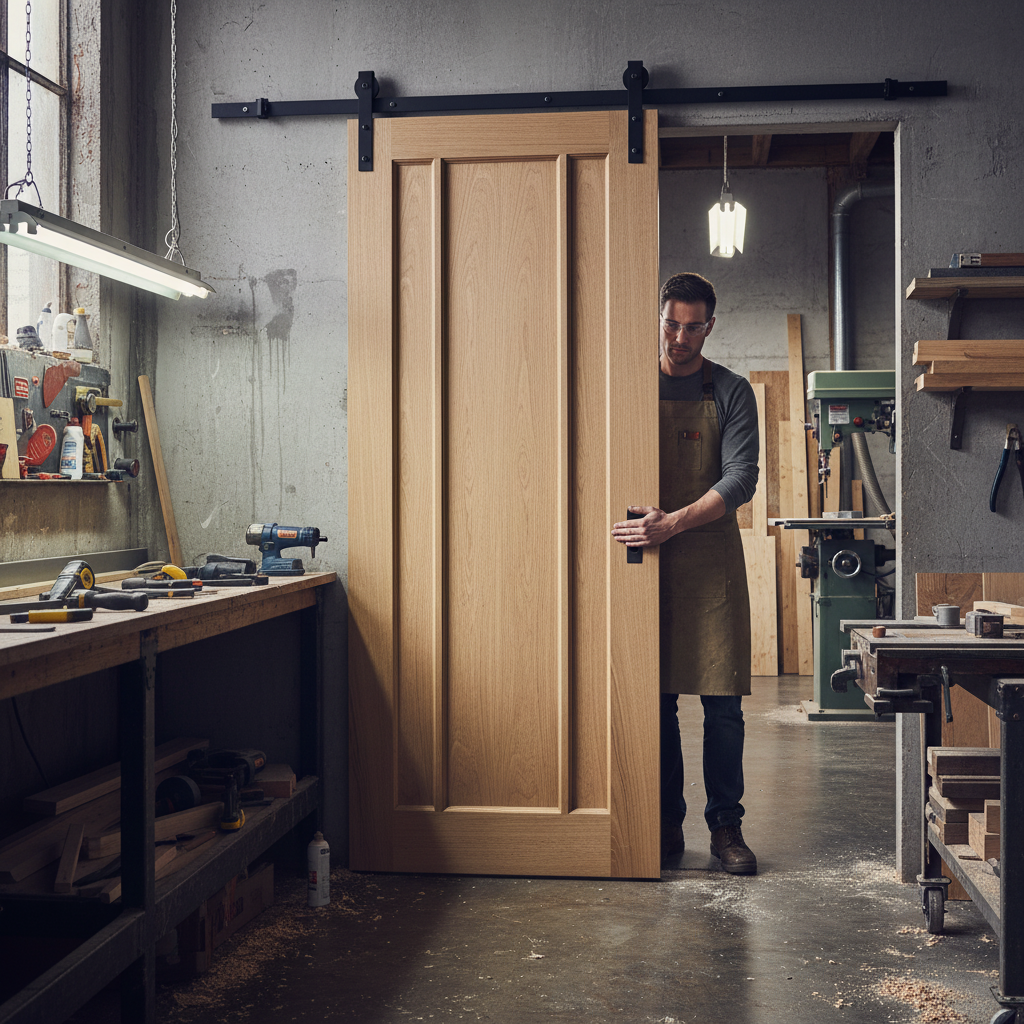 Internal Unfinished Toledo 3 Panel Sliding Door Set