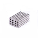 100-Pack N35 Grade Silver Neodymium 3mm Disc Magnets