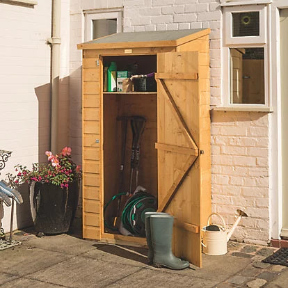 Premium Apex Shiplap Timber Garden Store For Smaller Gardens or Patios - 3' x 2'