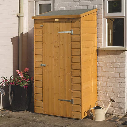 Premium Apex Shiplap Timber Garden Store For Smaller Gardens or Patios - 3' x 2'