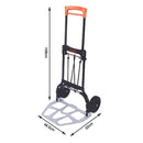 High-Quality Aluminium & Steel Folding Hand Truck - 120kg Capacity