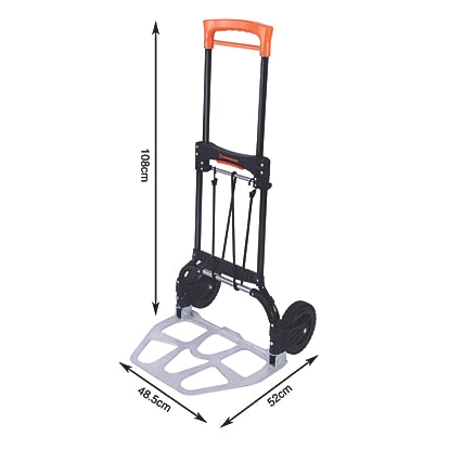 High-Quality Aluminium & Steel Folding Hand Truck - 120kg Capacity