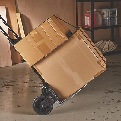 High-Quality Aluminium & Steel Folding Hand Truck - 120kg Capacity