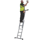 High Quality Aluminium Combination Ladder With Platform - 2.48m