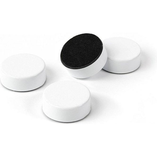 High Quality 7mm Plastic Flat Marker Magnets - Pack of 10