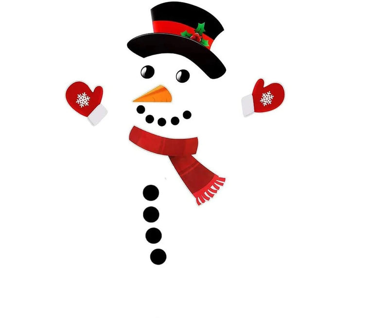 Christmas Snowman Printed Fridge Magnet Kit - 300mm