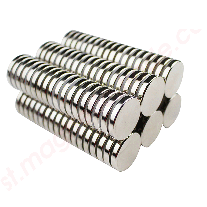 100-Pack N35 Grade Silver Neodymium 3mm Disc Magnets  With North Pole Marking