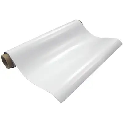 Premium White Matt Vinyl Finish Ferrous Sheet For Screen or Digital Printing - 1260mm x 20m