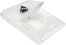 Waterproof Heavy Duty Tarpaulin Clear Mono Cover Tarp Sheet 100gsm Reinforcing Mesh