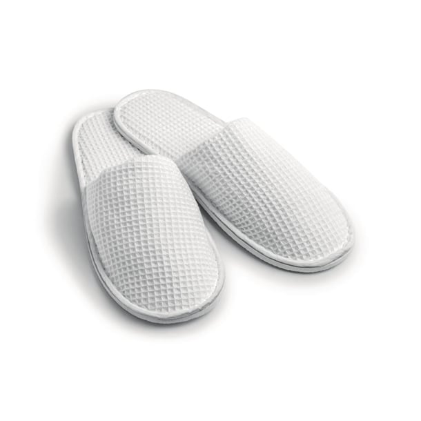 Essentials Honeycomb Slipper Closed Toe White