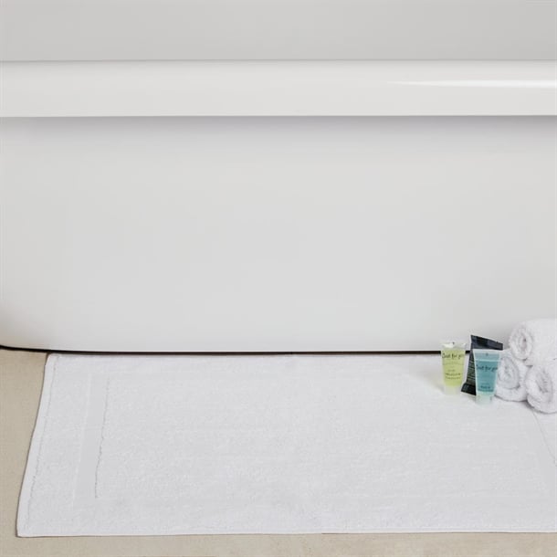 Essentials Capri Bath Mat White