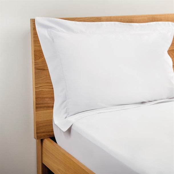 Comfort Percale Pillowcase White