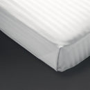 Comfort Satin Flat Sheets White