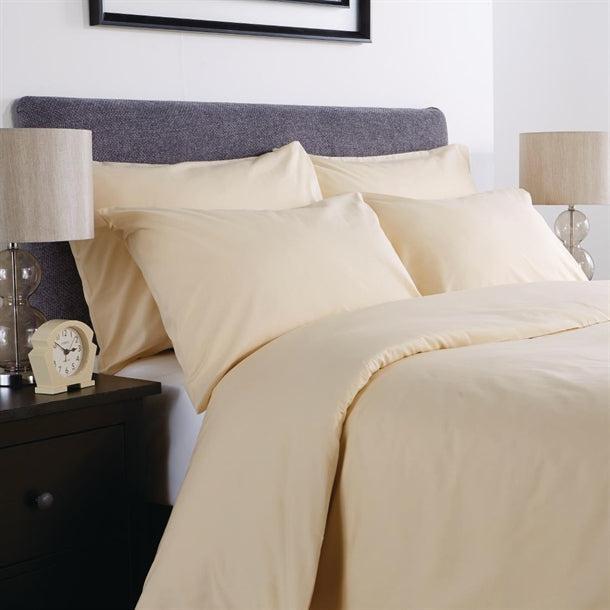 Comfort Percale Duvet Covers Oatmeal