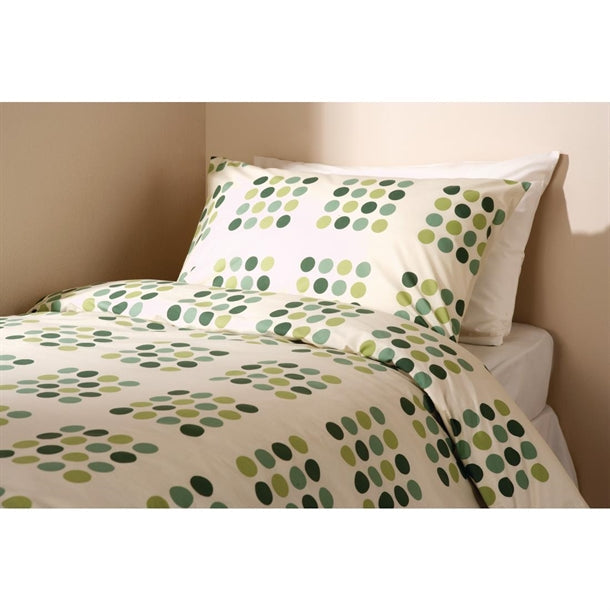 Essentials Memphis Duvet Covers Green