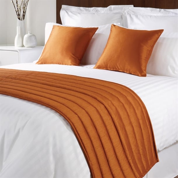 Comfort Simplicity Bed Runner Copper