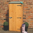 Industrial Single Door Pent Tongue & Groove Timber Tool Store  - 2' X 2'