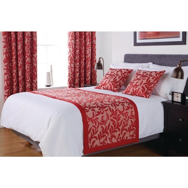 Essentials Kensington Bed Runner Chilli