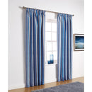 Essentials Florence Eyelet Curtains Cobalt Stripe