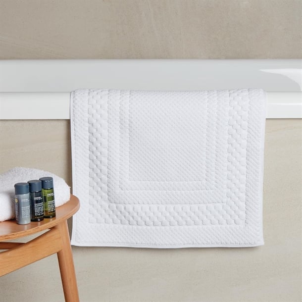 Heritage Chequers Bath Mat