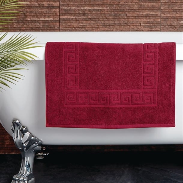 Essentials Nova Bath Mat Wine