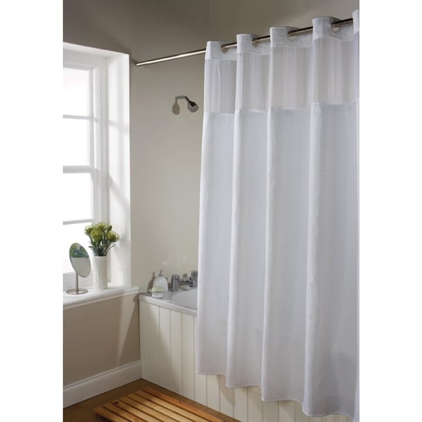 Luxury Waffle Shower Curtain