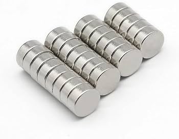 Silver Neodymium 3mm  Disc Magnets N35 Grade 100-Pack