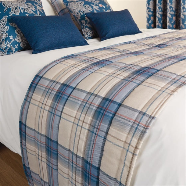 Luxury Chatsworth Bed Runner Petrol