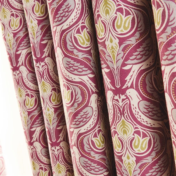 Luxury Chatsworth Tape Top Curtains Pistachio