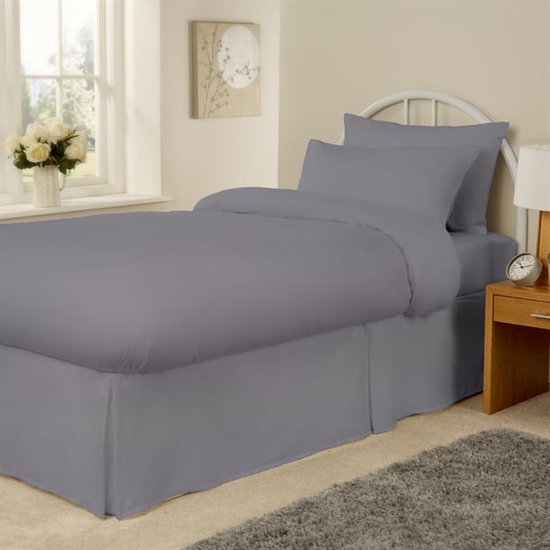 Essentials Spectrum Fitted Sheet Grey