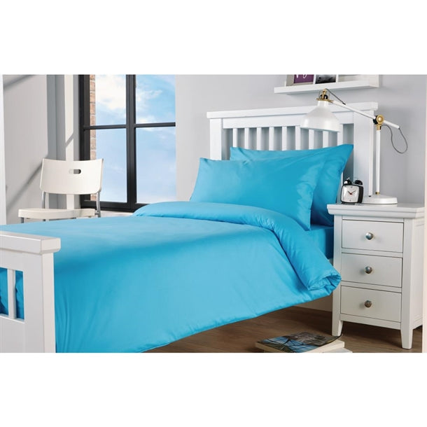 Essentials Spectrum Duvet Covers Turquoise