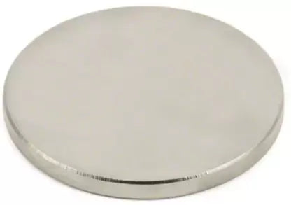 Pack of 100 Silver Neodymium 1mm Disc Magnets N35 Grade With Self Adhesive