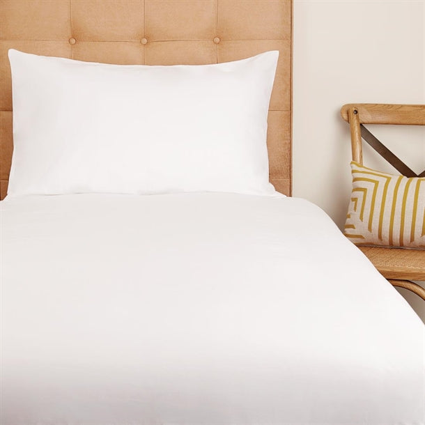 Eco Organic Open Duvet Cover White