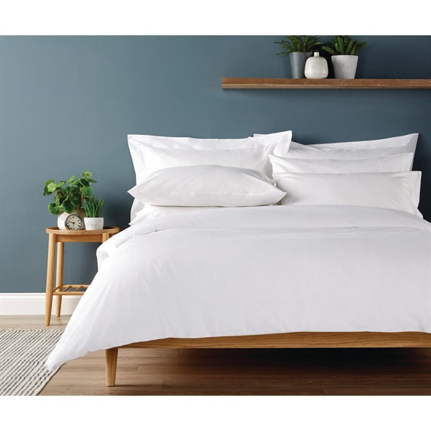 Eco Organic Open Duvet Cover White