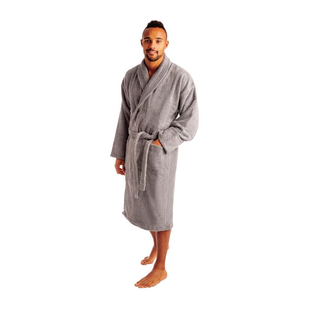 Luxury Curzon Bathrobe grey