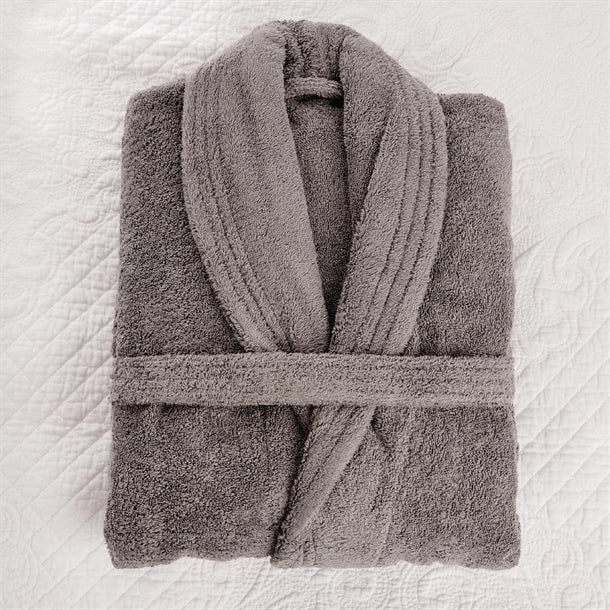 Luxury Curzon Bathrobe grey