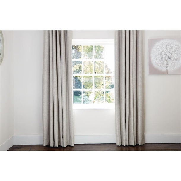 Comfort Dune Eyelet Curtains Platinum